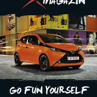 Toyota Aygo - X-Night Magazin Cover Titel X Magazin mit Aygo in orang