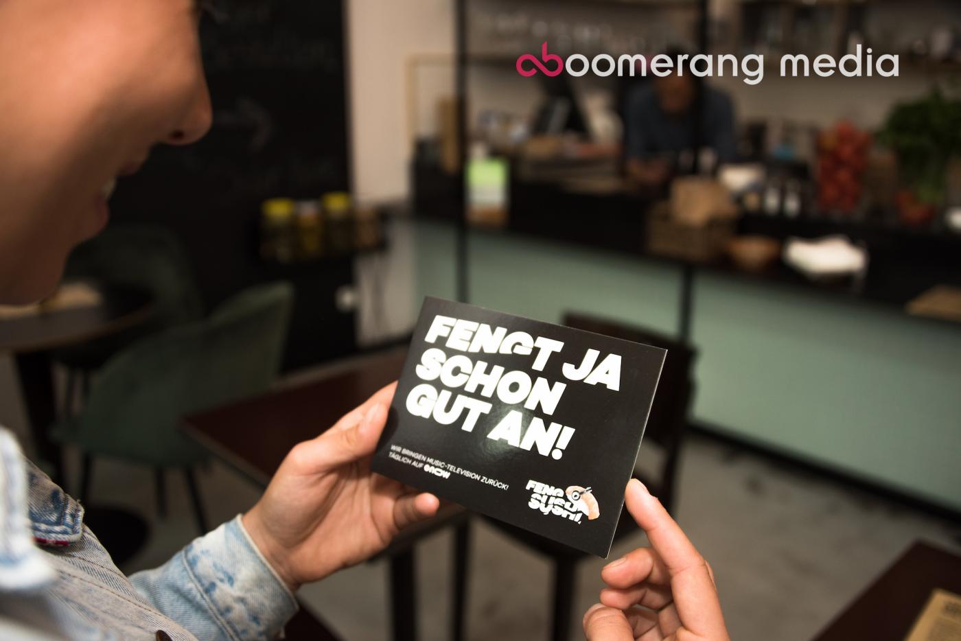 A1 NOW TV eure Ohren machen Augen Boomerang Media