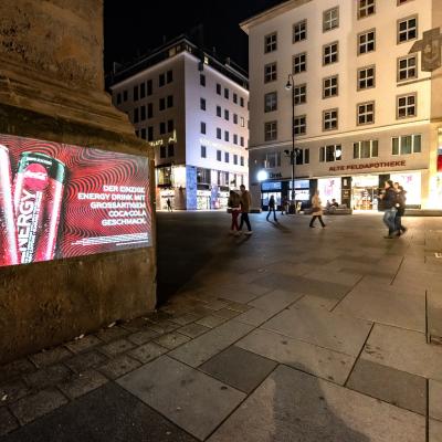 Boomerang.at - Coke - Outdoor Mobile Projektion