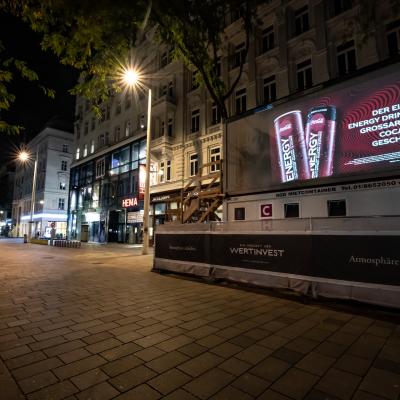 Boomerang.at - Coke - Outdoor Mobile Projektion