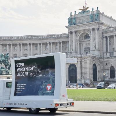 Boomerang.at - BMLV JgB 25 - Outdoor - mobile Billboard - 3