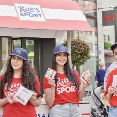 Boomerang - Ritter Sport - Outdoor - Promotion - Tricycle - TouchPoint Sampling - 4