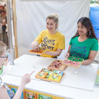 Boomerang - Ritter Sport - Outdoor - Promotion - Tricycle - TouchPoint Sampling - 2