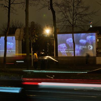 Boomerang-Uni Krems-Outdoor-mobile DOOH Projektion-6