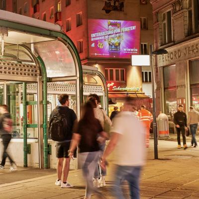 Boomerang Media - DOOH-Projektionen - WinWin - boomerang.at 1