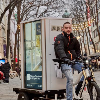 boomerang.at - Digital E-Trikes - Außenwerbung - Glorit