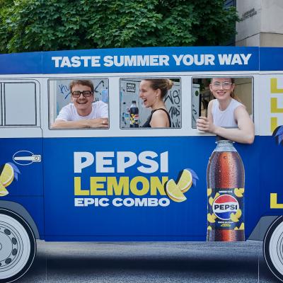 Boomerang.at - Promotion - Sampling - Outdoor  - Pepsi Lemon