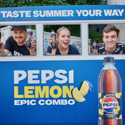 Boomerang.at - Promotion - Sampling - Outdoor  - Pepsi Lemon
