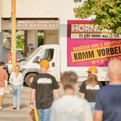 boomerang.at - Mobile Billboard - Outdoor - Hornbach