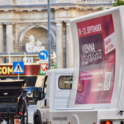 Boomerang.at - Mobile Billboard - Outdoor  - Art port