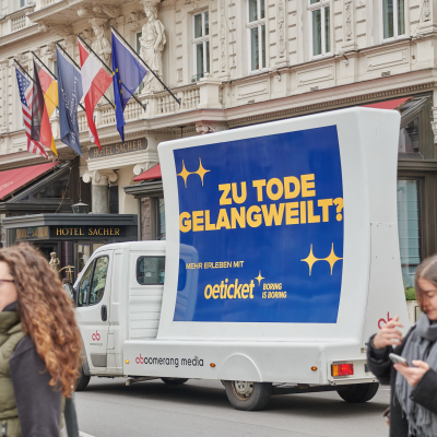 Boomerang.at - Outdoor - Mobile Billboard - oeticket.at