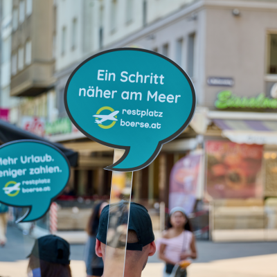 boomerang.at - Sprechblasen Promotion - Outdoor - Restplatzbörse