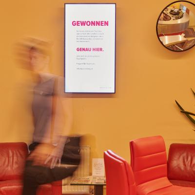 Digitaler Werbescreen