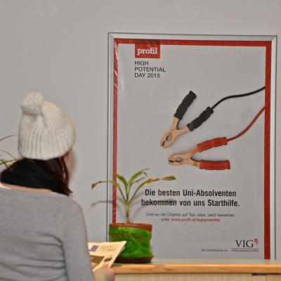 Foto von einem Profil Poster in einem Studentenheim