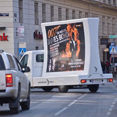 Boomerang.at - Mobile Billboard Tube - Outdoor 133