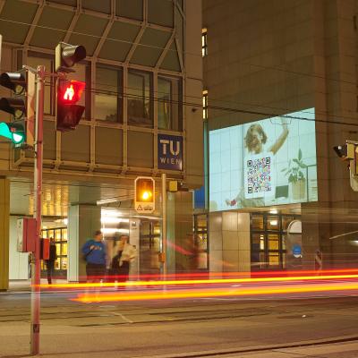 Boomerang.at - Mobile DOOH Projektion 