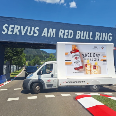 Boomerang.at - Mobile Billboard Tube - Outdoor